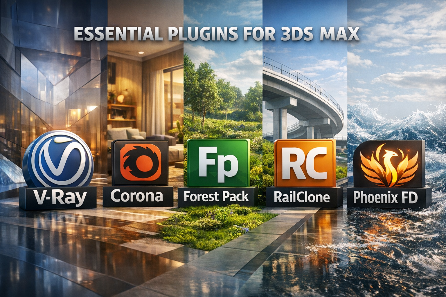 5 Plugins ที่ควรใช้ 3Ds Max 2026
